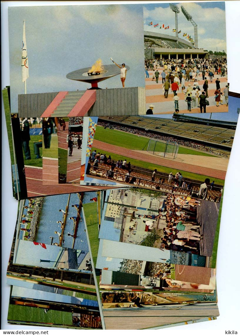 60 Photos 12 X 10 Cm Des XIX° Jeux Olympiques D'été De MEXICO 1968 Olympic Games 68 - Sonstige & Ohne Zuordnung