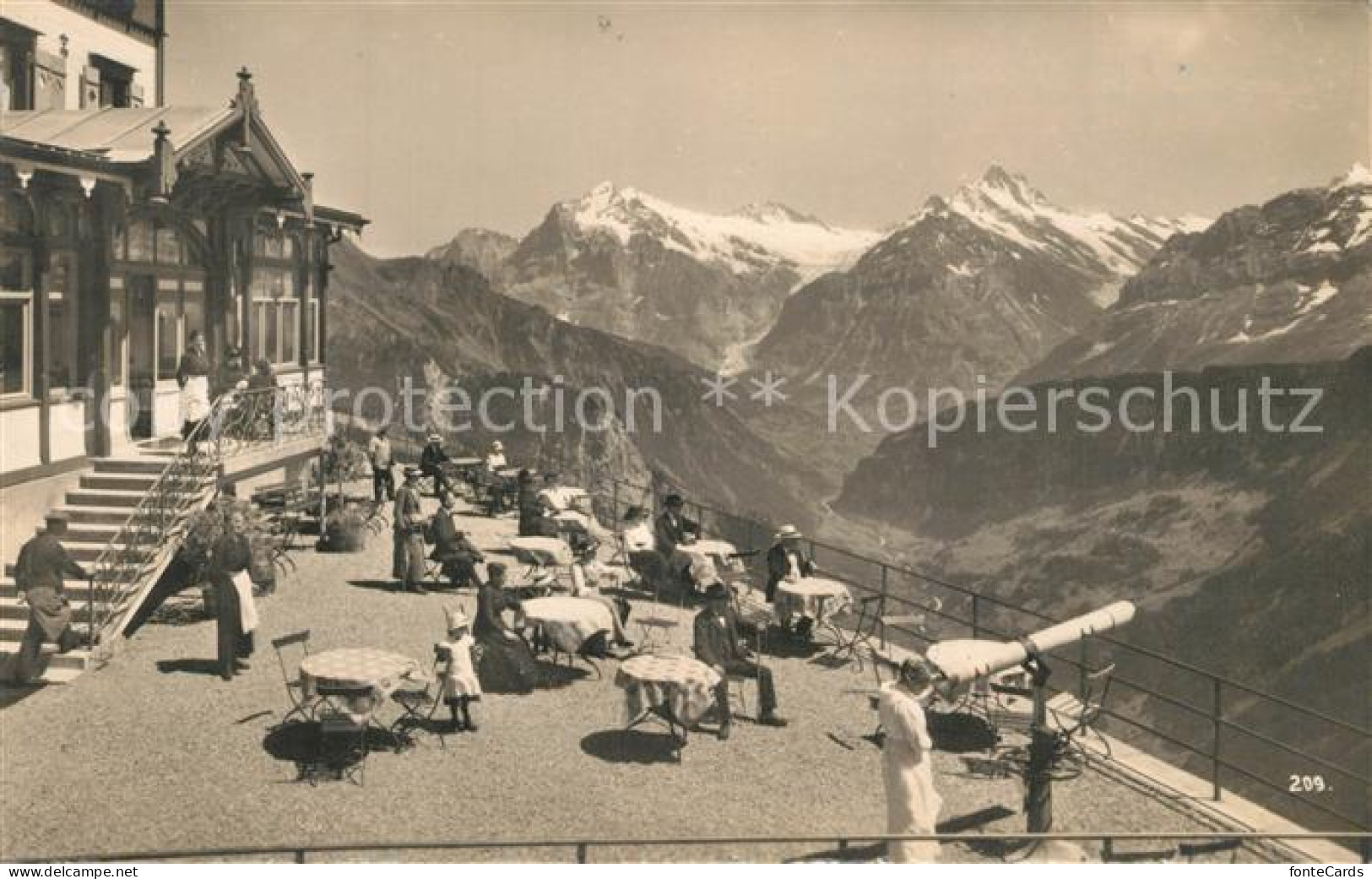 13283797 Grindelwald Schynige Platte Wetterhorn Schreckhorn Grindelwald - Sonstige & Ohne Zuordnung