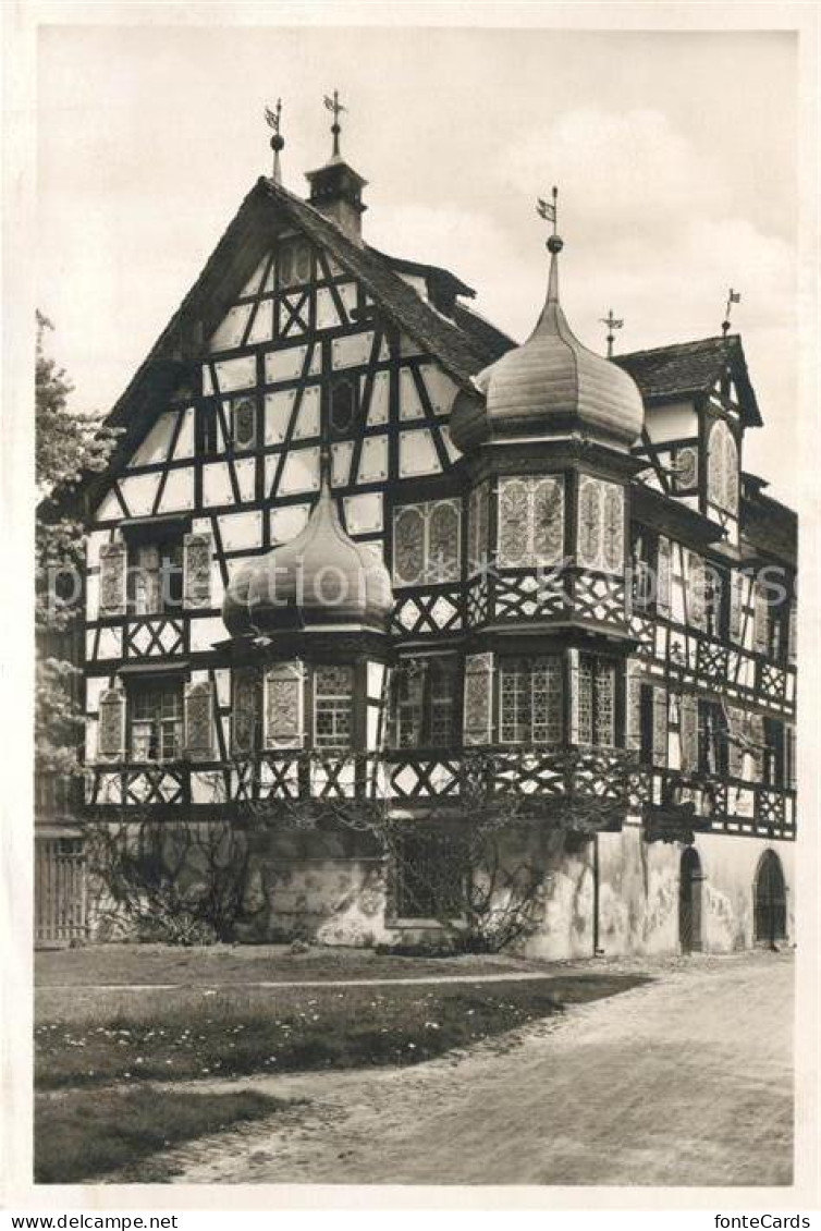 13282169 Gottlieben Gasthaus Zur Drachenburg Am Untersee Fachwerkhaus Gottlieben - Sonstige & Ohne Zuordnung