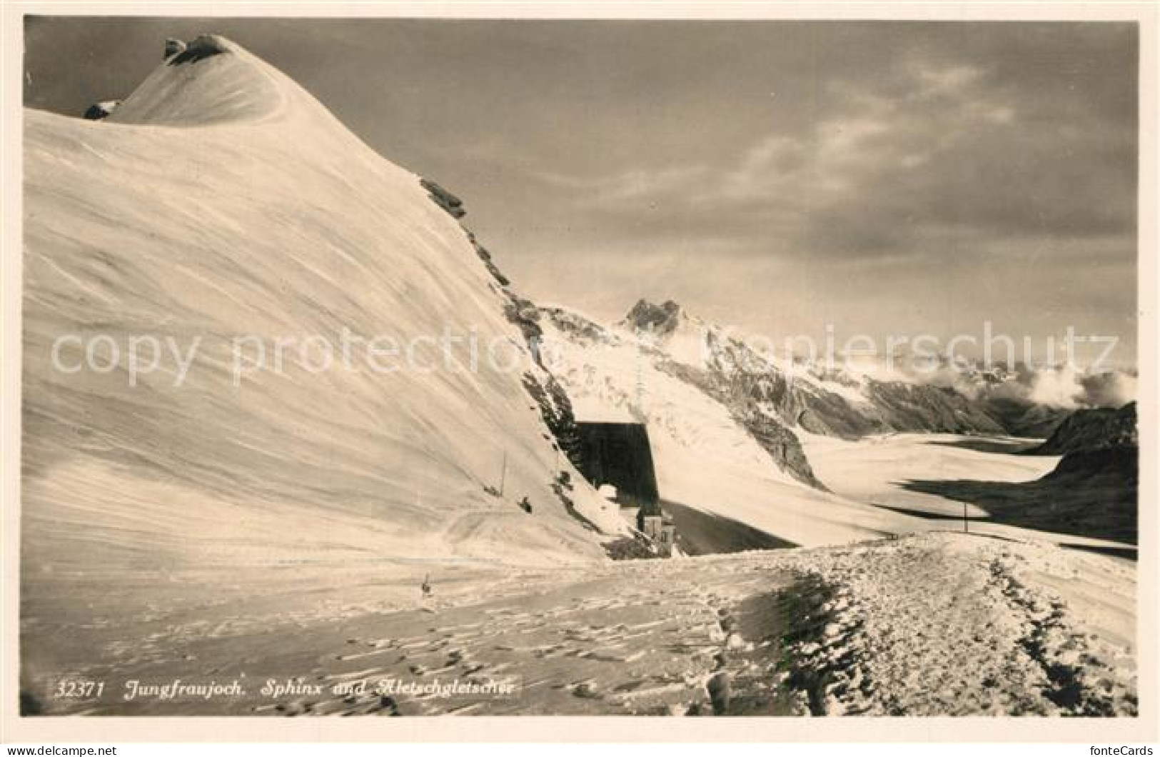 13279757 Jungfraujoch Sphinx Und Aletschgletscher Gebirgspanorama Berner Alpen J - Andere & Zonder Classificatie