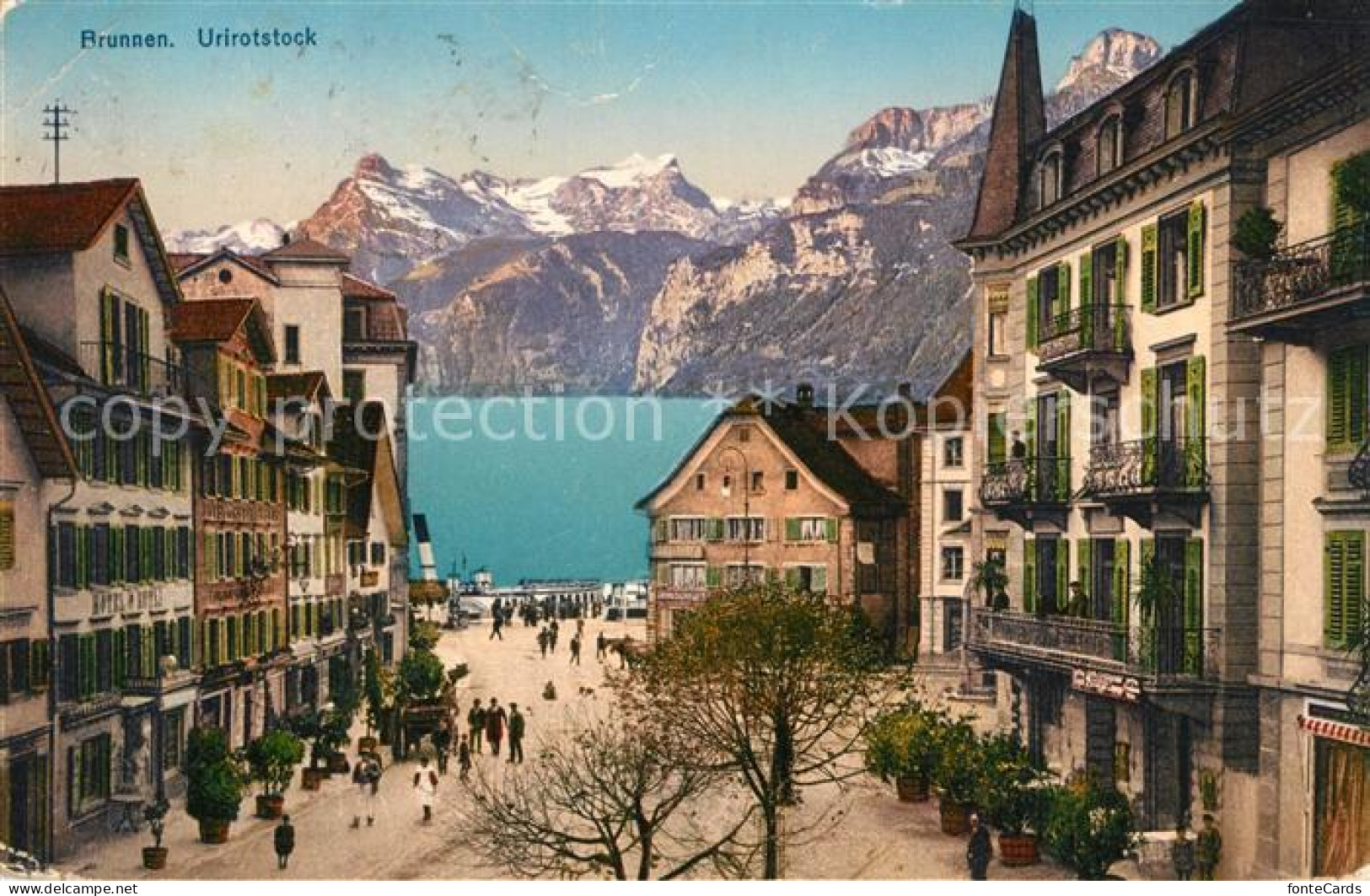 13279159 Brunnen SZ Blick Auf Vierwaldstaettersee Und Urirotstock Brunnen SZ - Andere & Zonder Classificatie