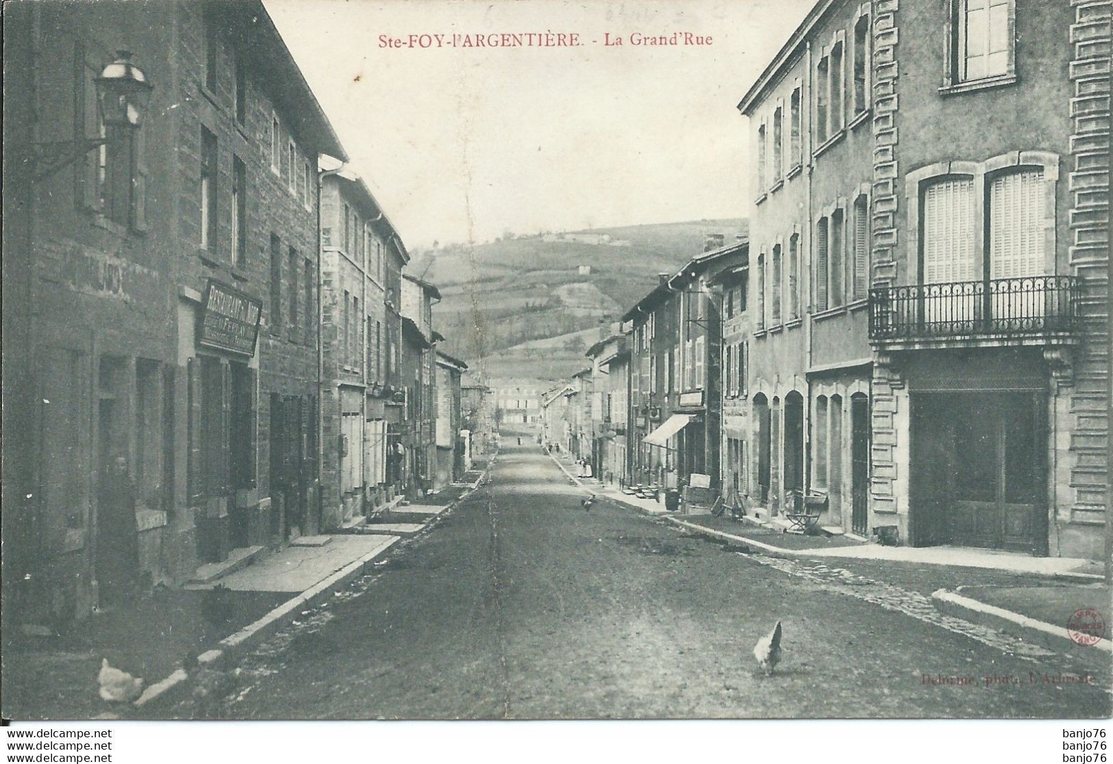 Sainte-Foy-l'Argentière (69) - La Grand'Rue - Altri & Non Classificati