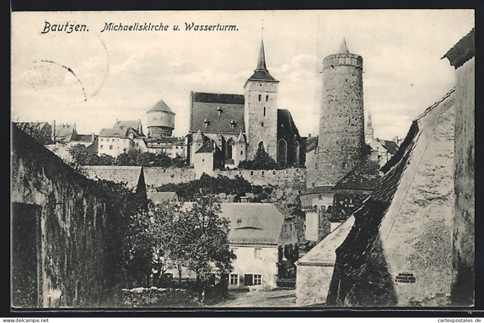 AK Bautzen, Michaeliskirche Und Wasserturm  - Bautzen