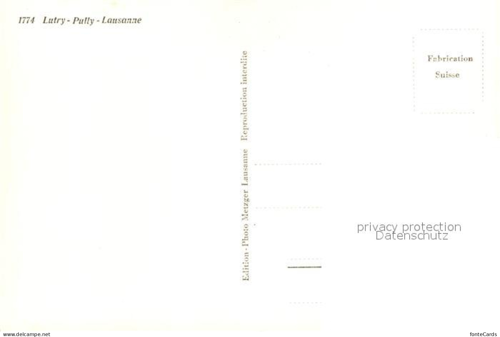 13256609 Lutry Pully-Lausanne Lutry - Autres & Non Classés