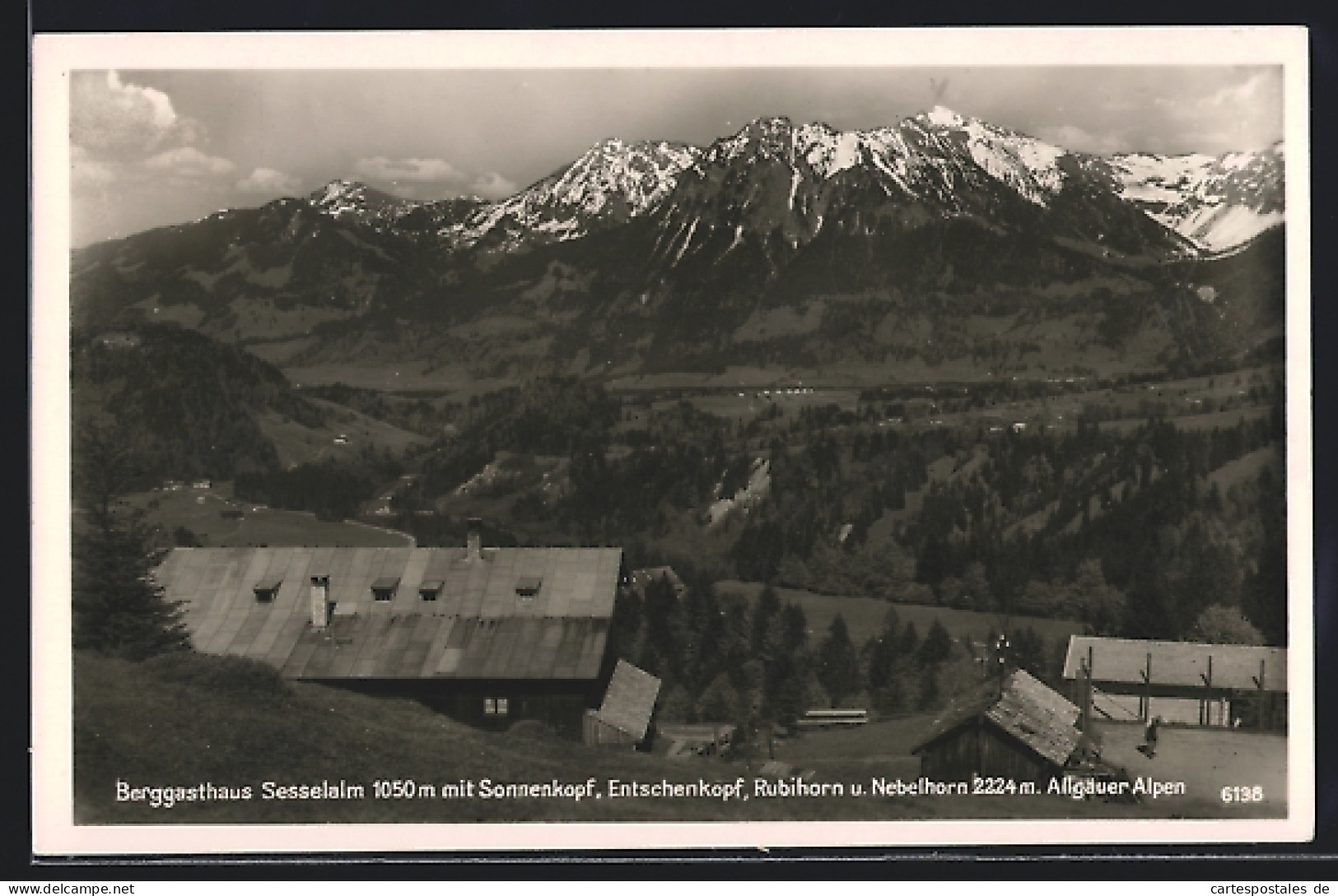 AK Sesselalm, Berggasthaus Sesselalm Mit Umgebung Aus Der Vogelschau  - Otros & Sin Clasificación