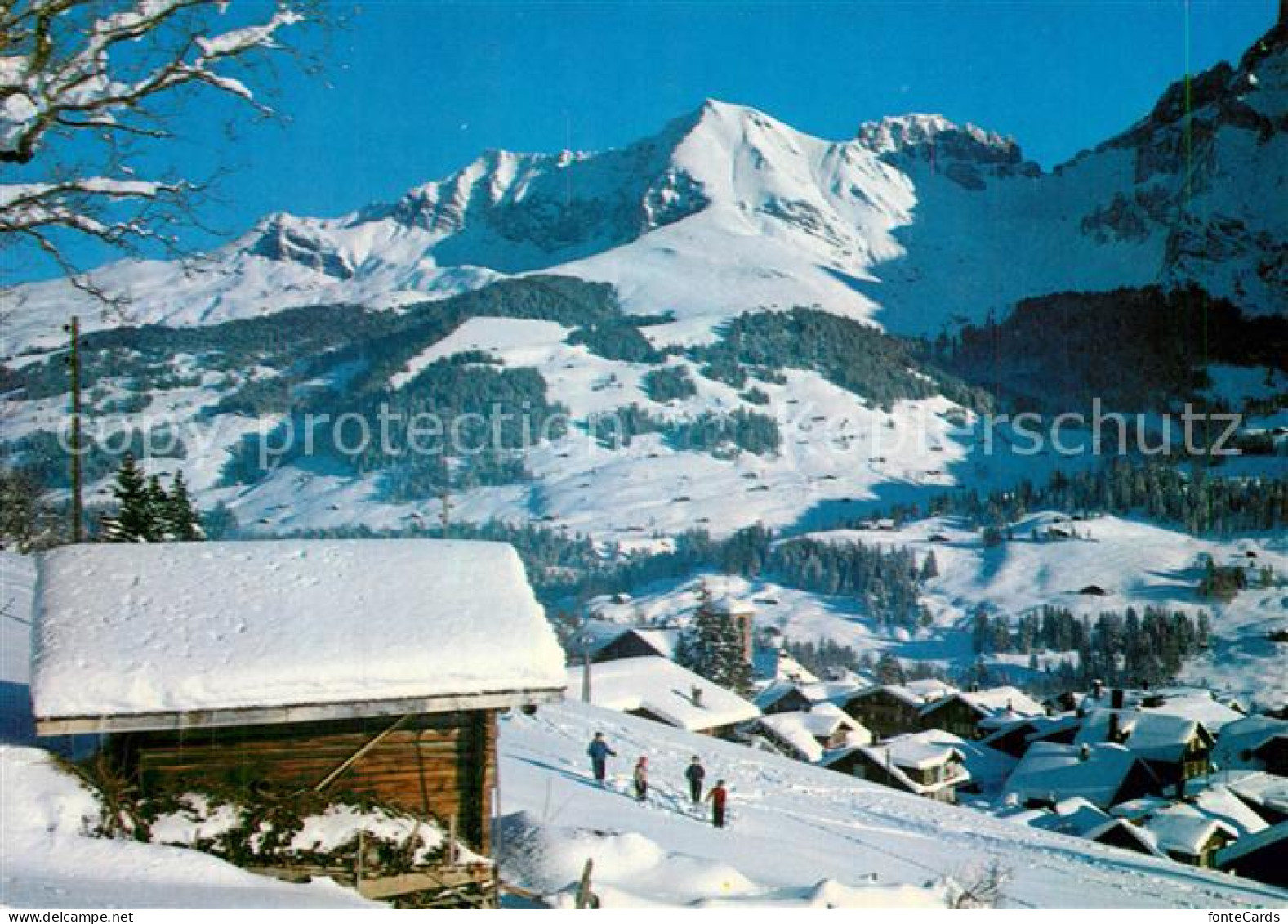 13253967 Adelboden Bonderspitz Kleinlohner Winter Adelboden - Sonstige & Ohne Zuordnung