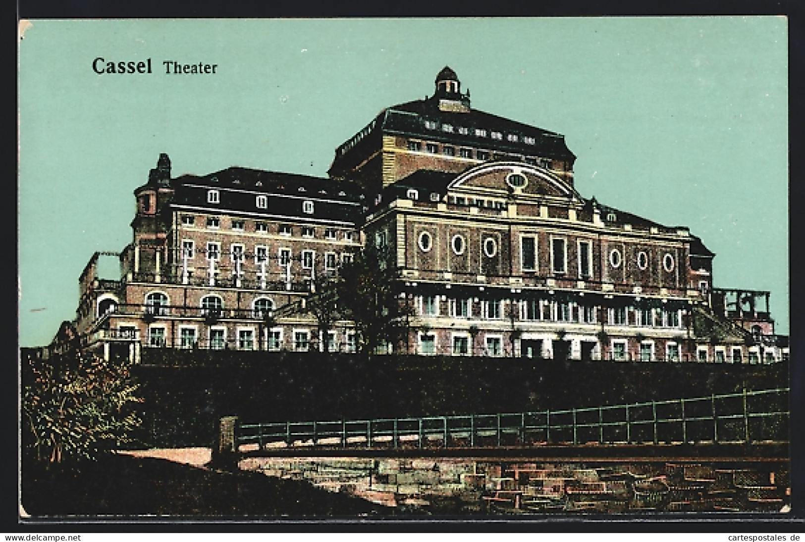 AK Kassel, Blick Auf Das Theater  - Théâtre