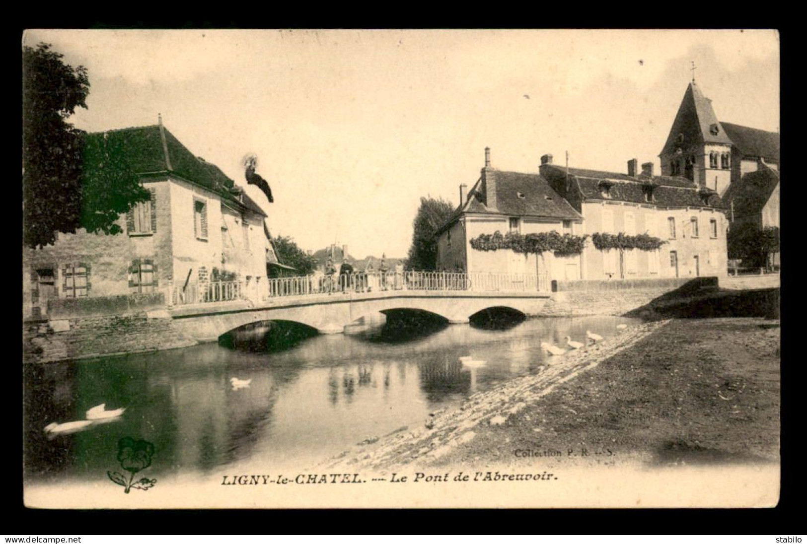 89 - LIGNY-LE-CHATEL - LE PONT DE L'ABREUVOIR - Ligny Le Chatel