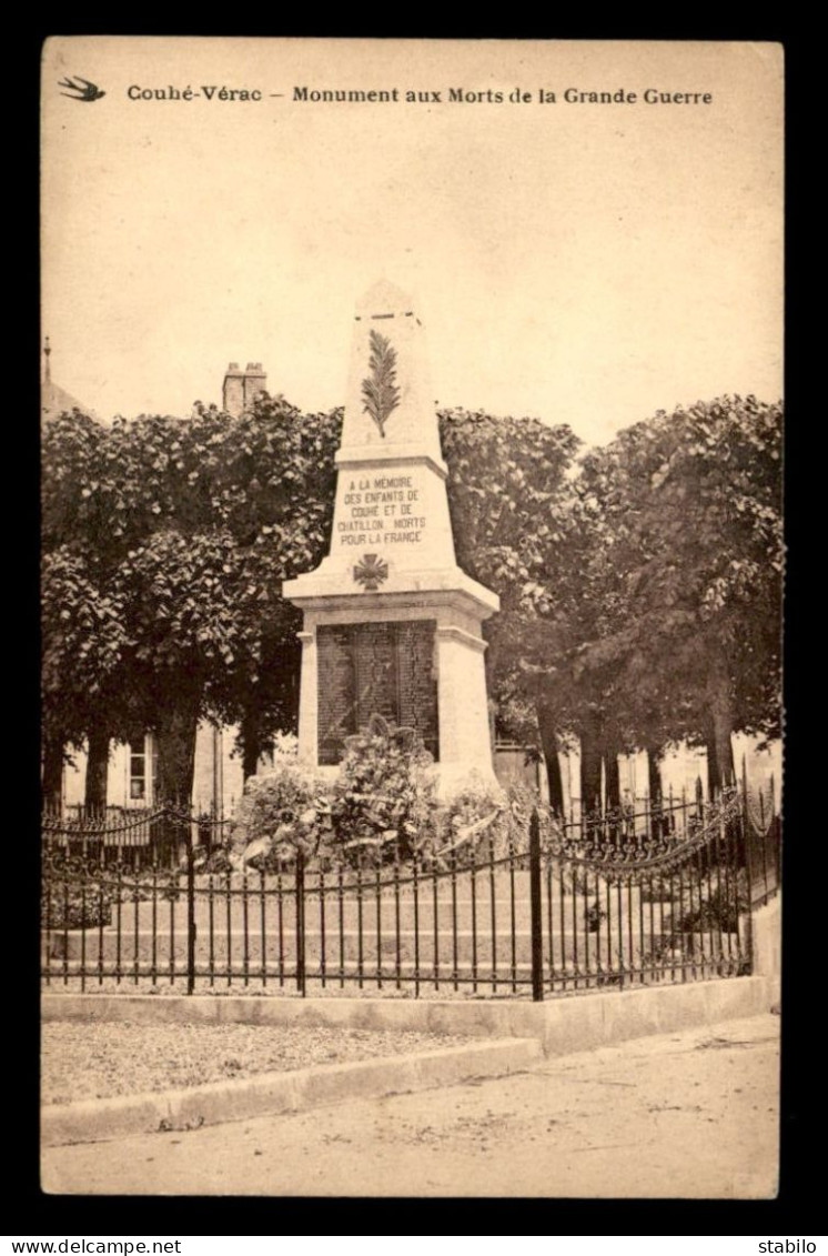 86 - COUHE-VERAC - MONUMENT AUX MORTS - Couhe