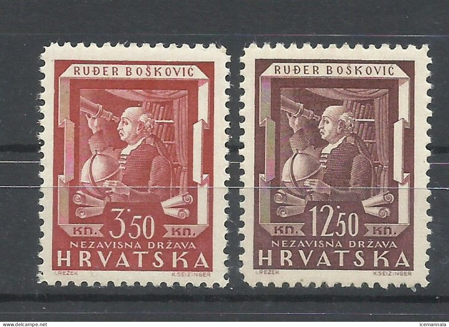 CROACIA   YVERT  98/99  MNH  ** - Croacia