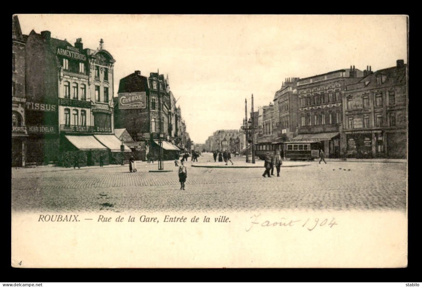 59 - ROUBAIX - RUE DE LA GARE, ENTREE DE LA VILLE - Roubaix