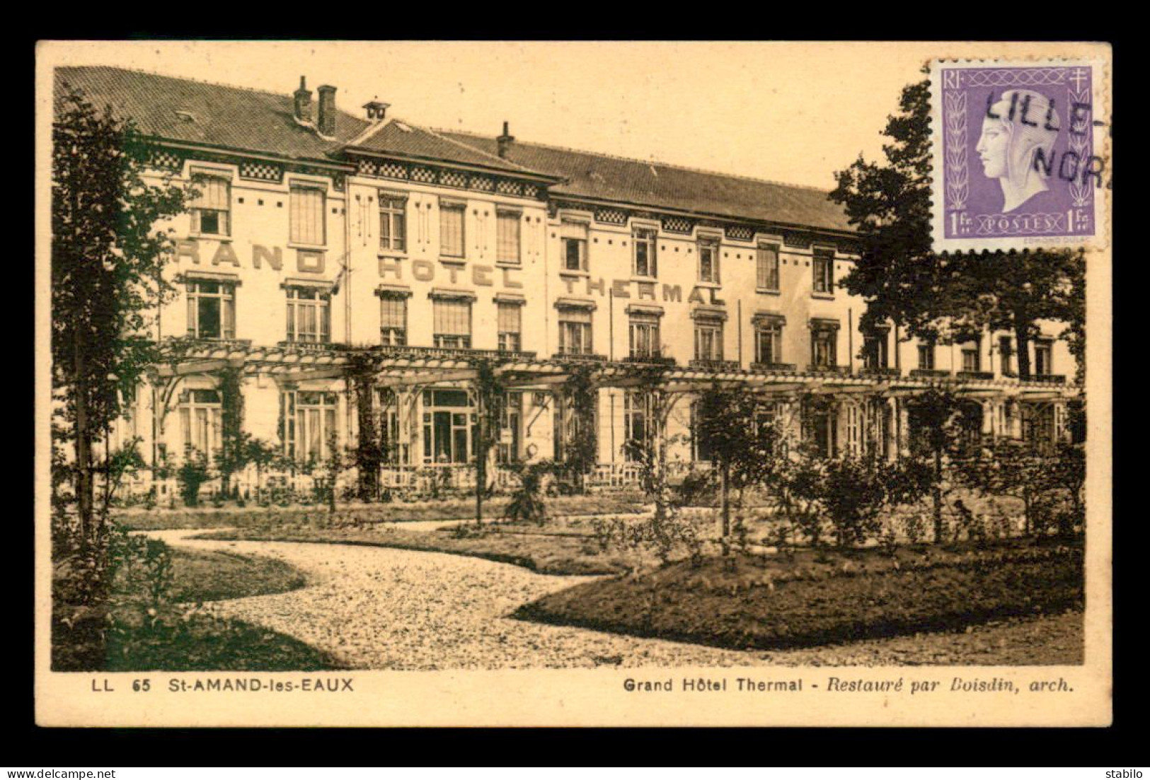 59 - SAINT-AMAND-LES-EAUX - GRAND HOTEL THERMAL - Saint Amand Les Eaux