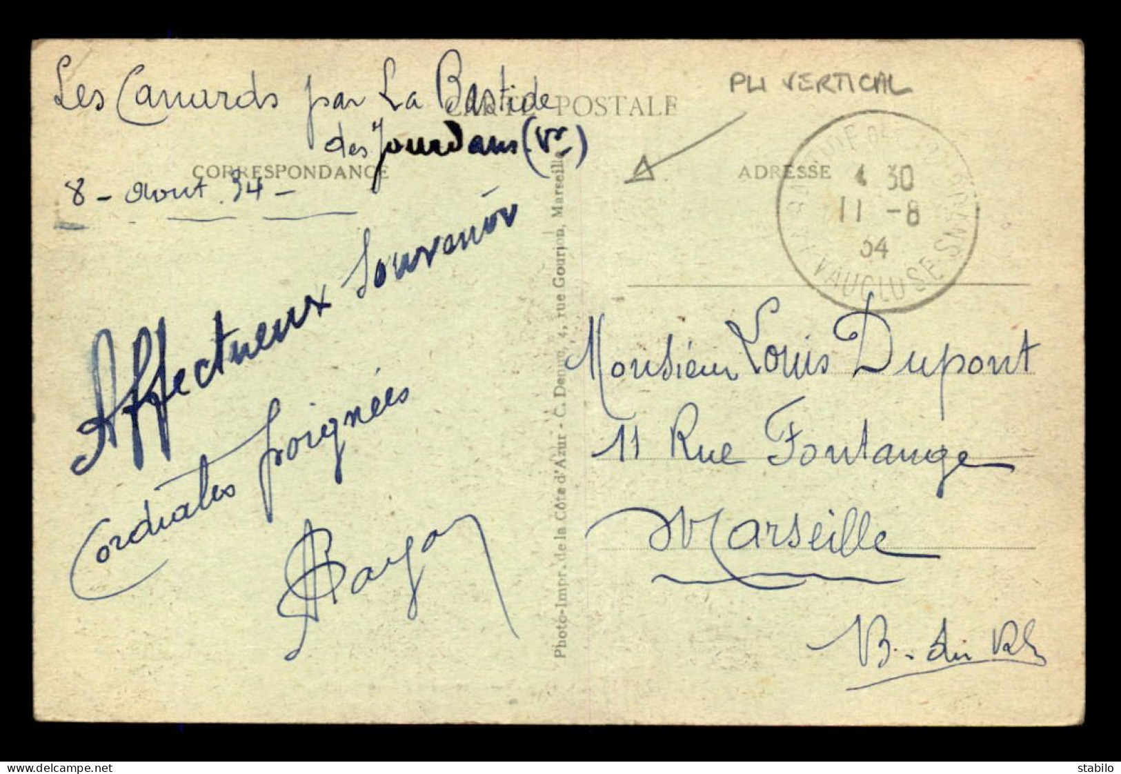 84 - PEYPIN-D'AIGUES - VU GENERALE - Other & Unclassified