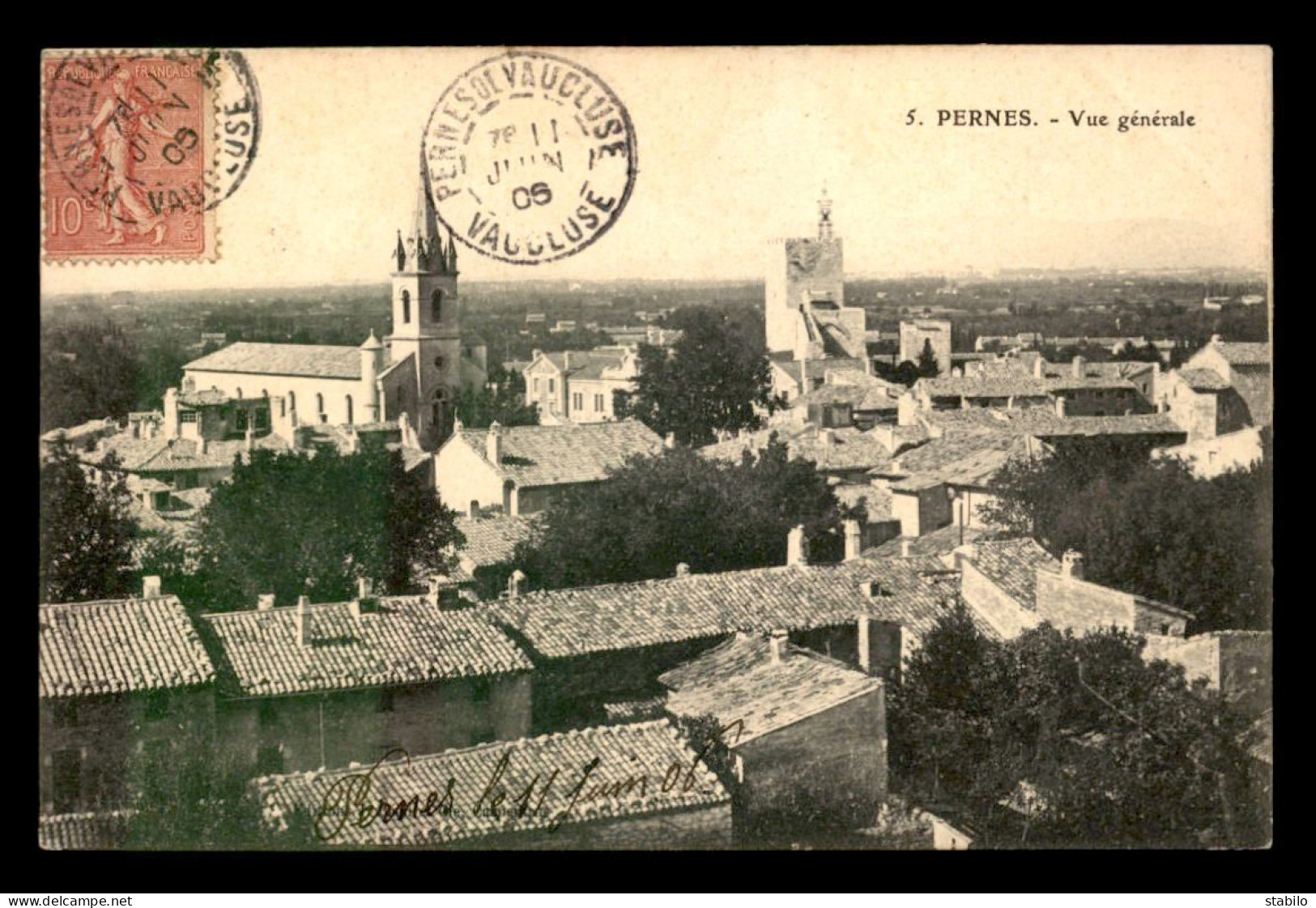 84 - PERNES - VUE GENERALE - Pernes Les Fontaines