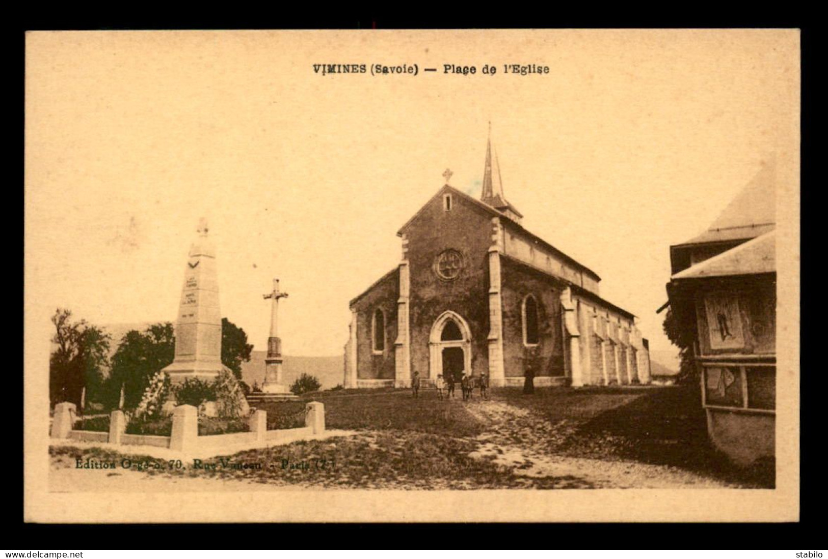 73 - VIMINES - PLACE DE L'EGLISE - Autres & Non Classés