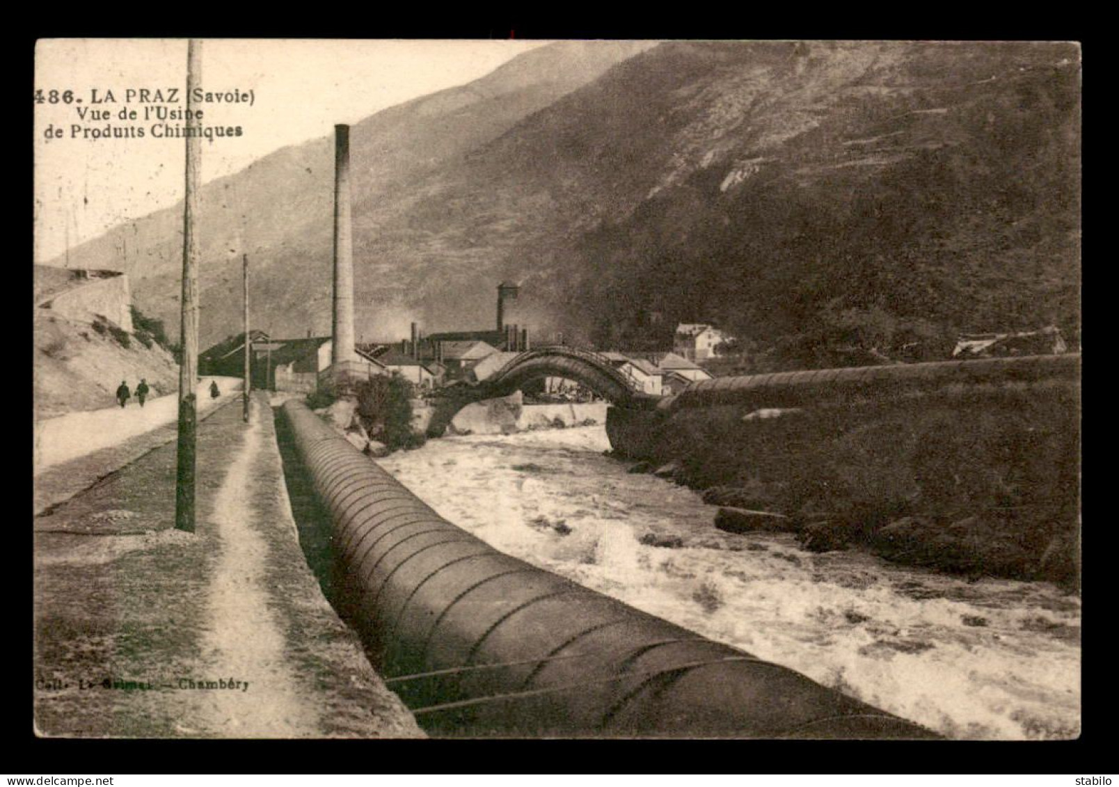 73 - LA PRAZ - VUE DE L'USINE DE PRODUITS CHIMIQUES - Other & Unclassified