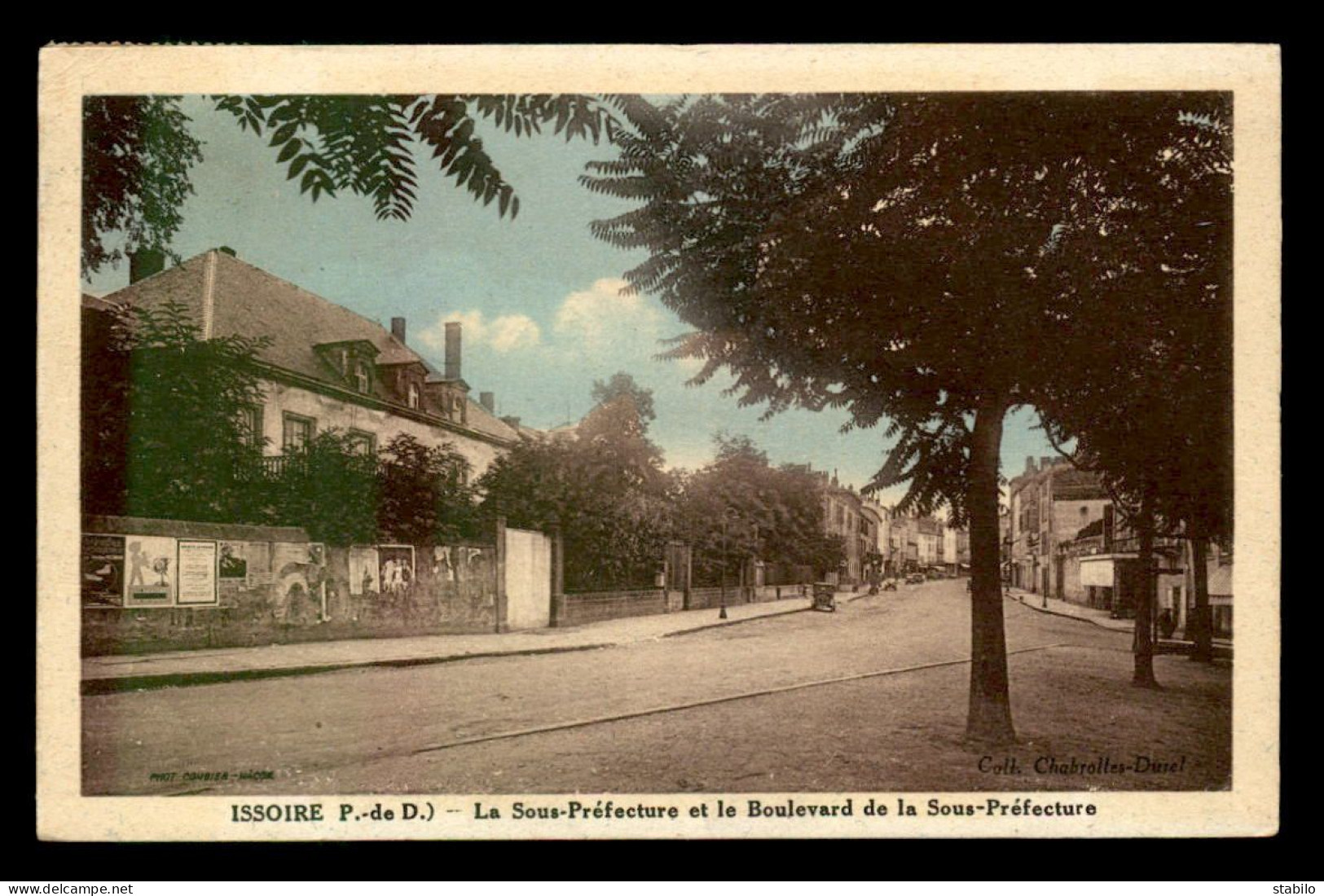 63 - ISSOIRE - LA SOUS-PREFECTURE ET LE BOULEVARD DE LA SOUS-PREFECTURE - Issoire