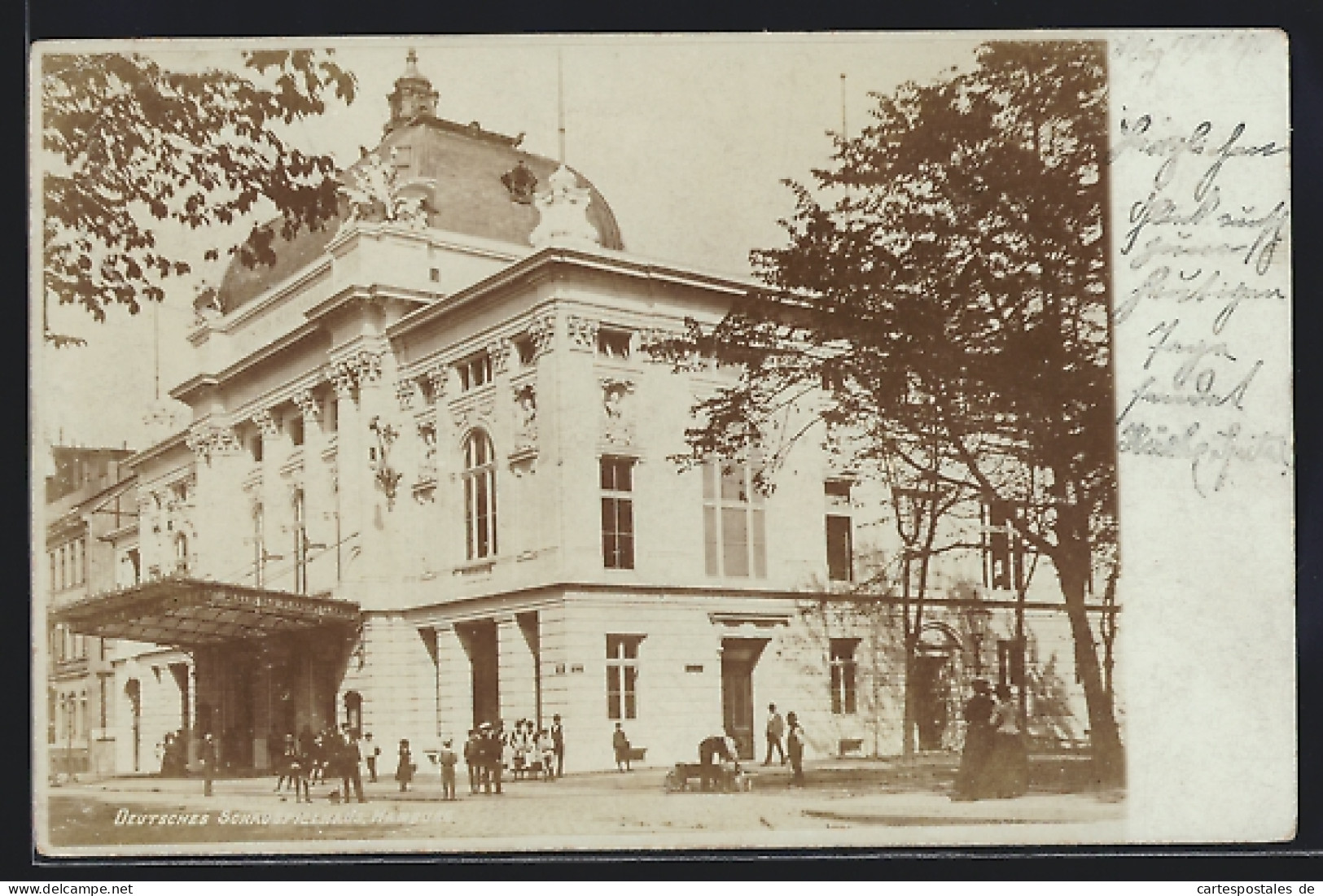 Foto-AK Hamburg-St.Georg, Schauspielhaus, Aussenansicht  - Mitte