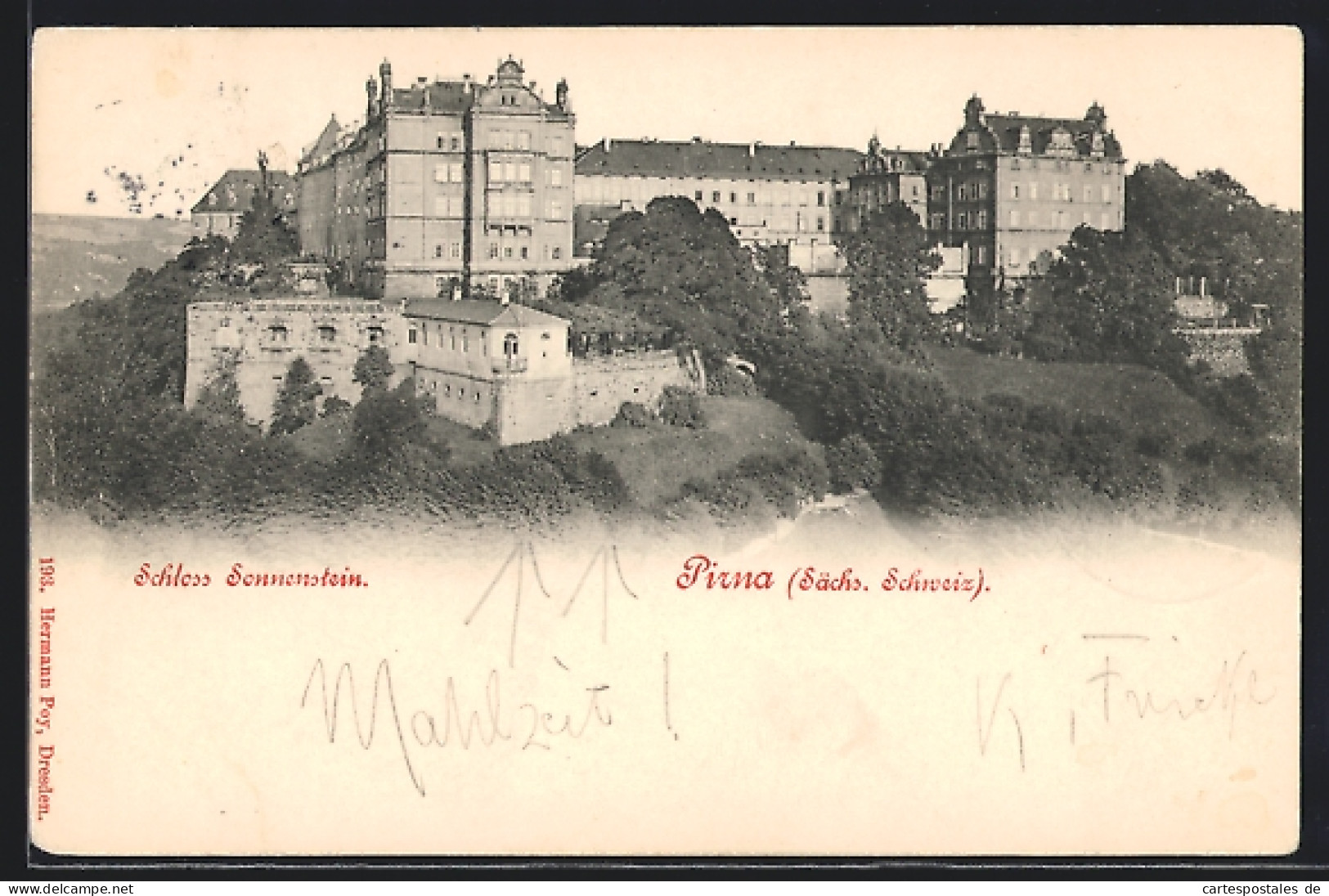 AK Pirna, Schloss Sonnenstein  - Pirna