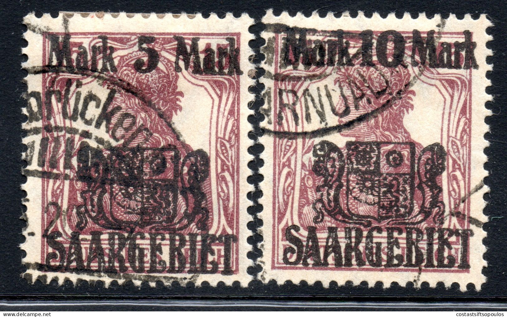 3122 1921 5M,10M.GERMANIA # 66,67 - Used Stamps
