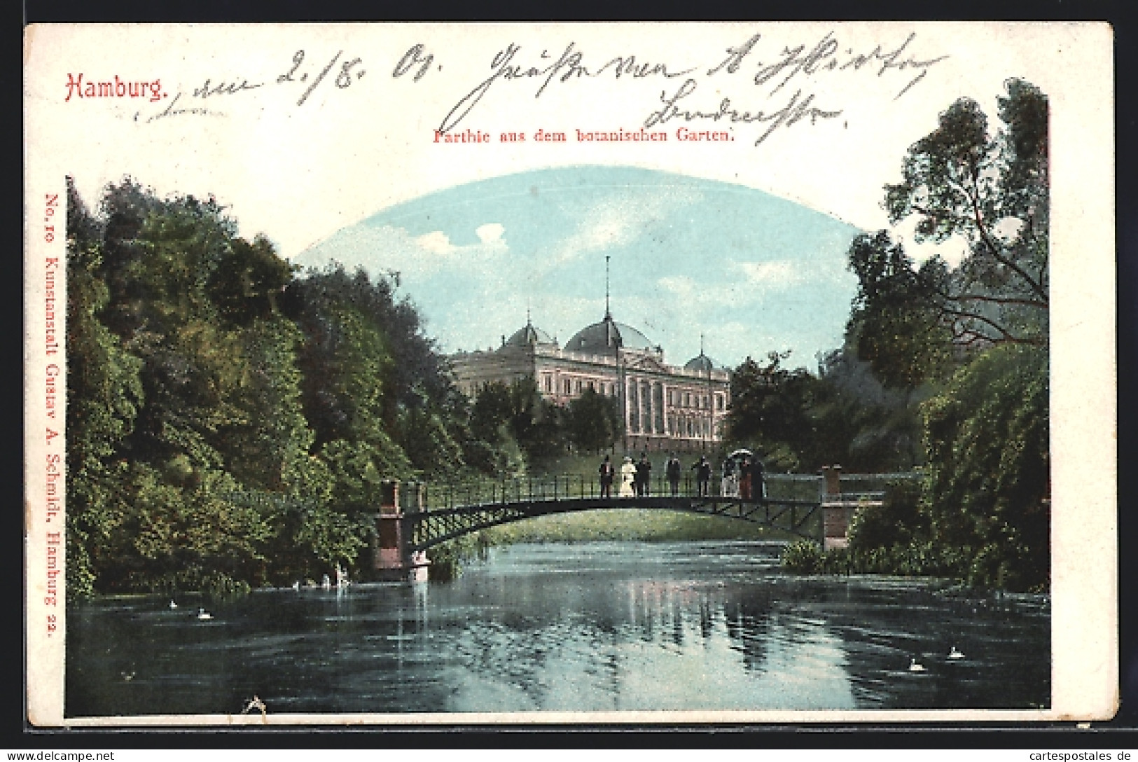 AK Hamburg-St.Pauli, Parthie Aus Dem Botanischen Garten  - Mitte