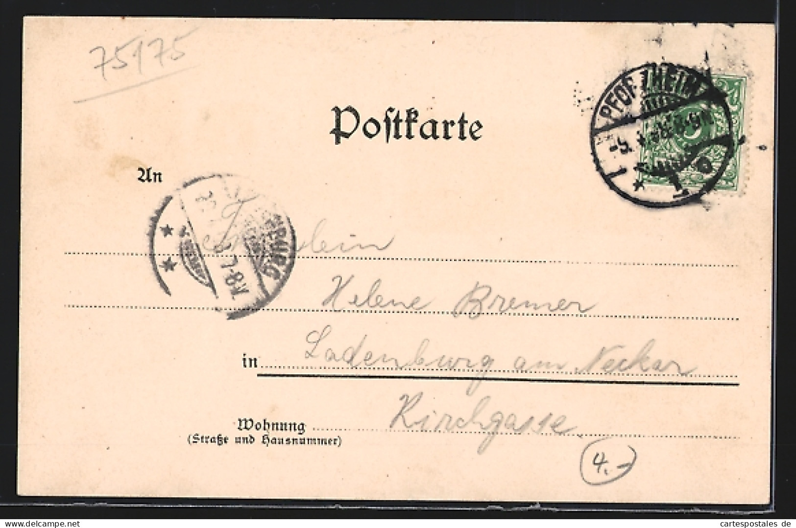 Lithographie Pforzheim, Totalansicht, Rathaus, Bahnhof, Wartthurm  - Pforzheim
