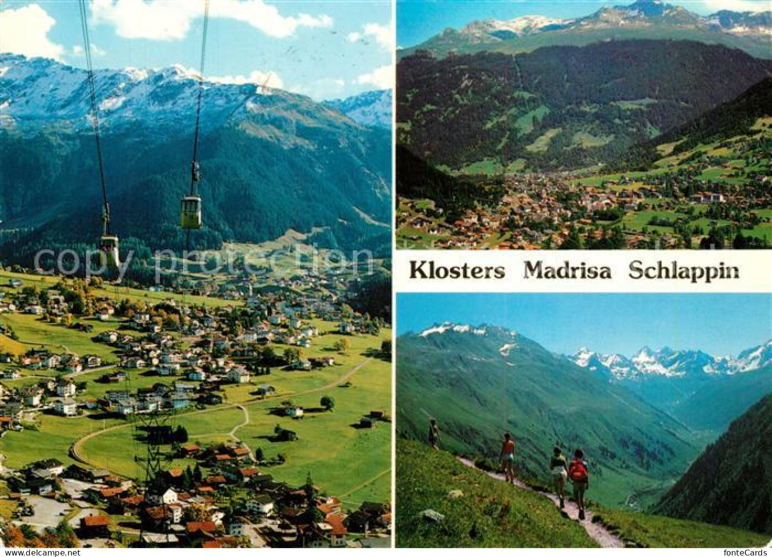 13246547 Klosters Dorf Madrisabahn Bergwandern Madrisagebiet Silvrettagruppe Klo - Autres & Non Classés