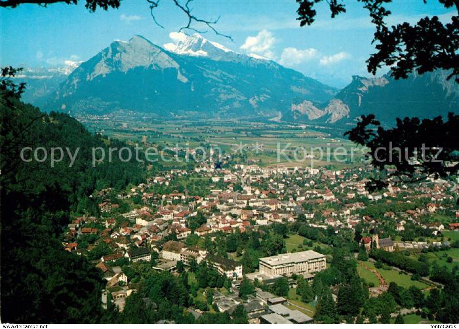 13246539 Bad Ragaz Panorama Mit Gonzen Und Alvier Bad Ragaz - Sonstige & Ohne Zuordnung