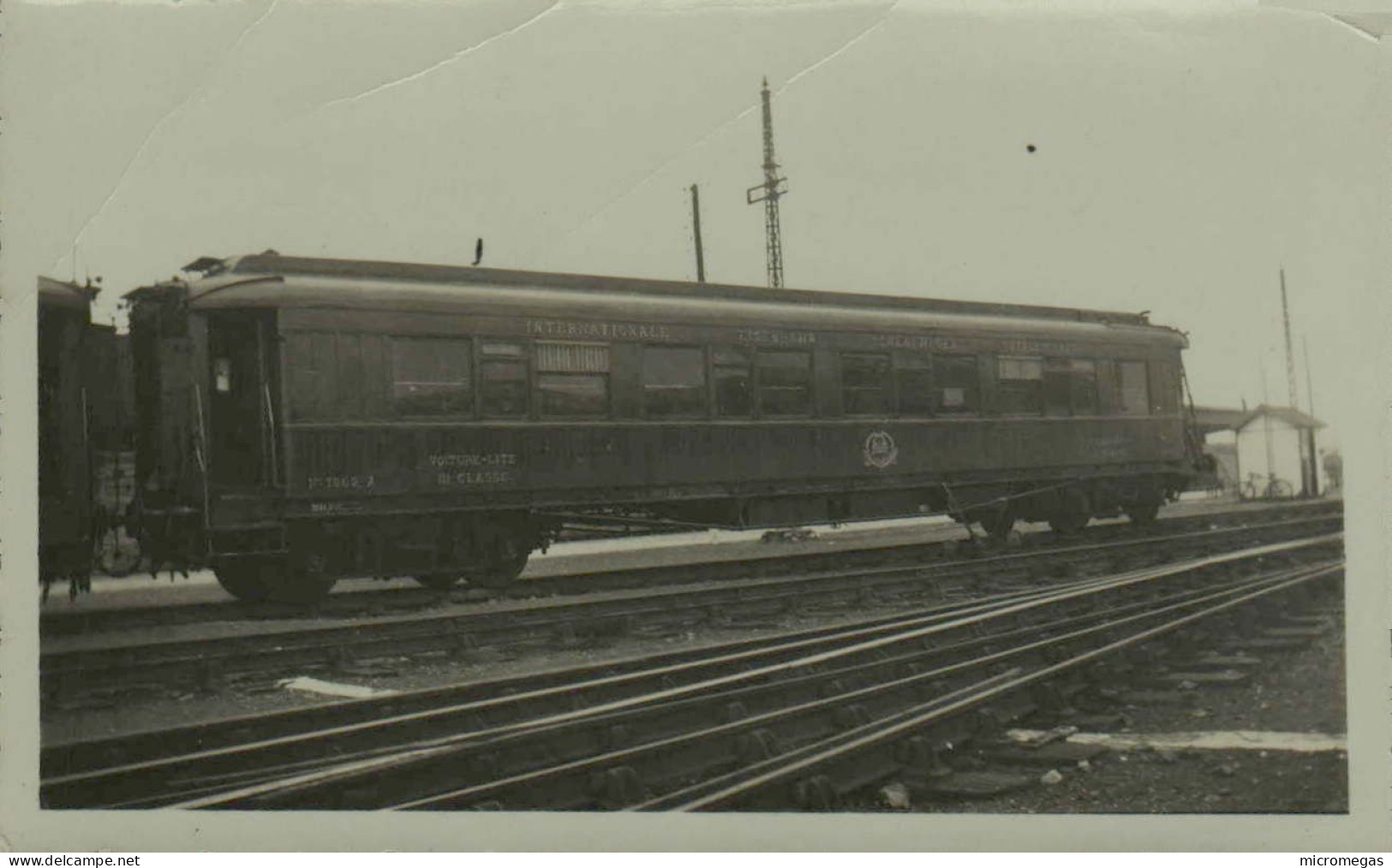 Wagon-lits 3e Classe 1962 A - 11 X 7 Cm. - Trains