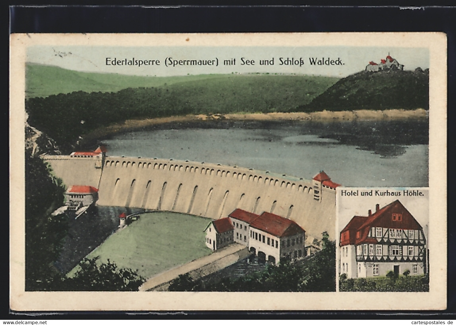 AK Waldeck, Edertalsperre Mit Stausee Und Schloss  - Waldeck