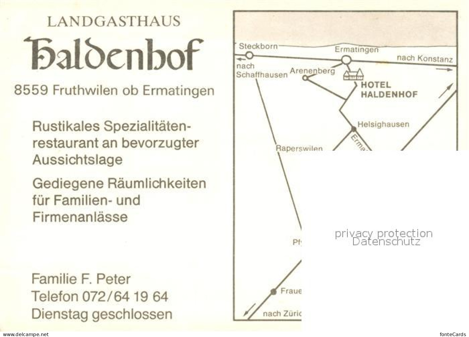 13245697 Fruthwilen Landgasthaus Haldenhof Fruthwilen - Other & Unclassified