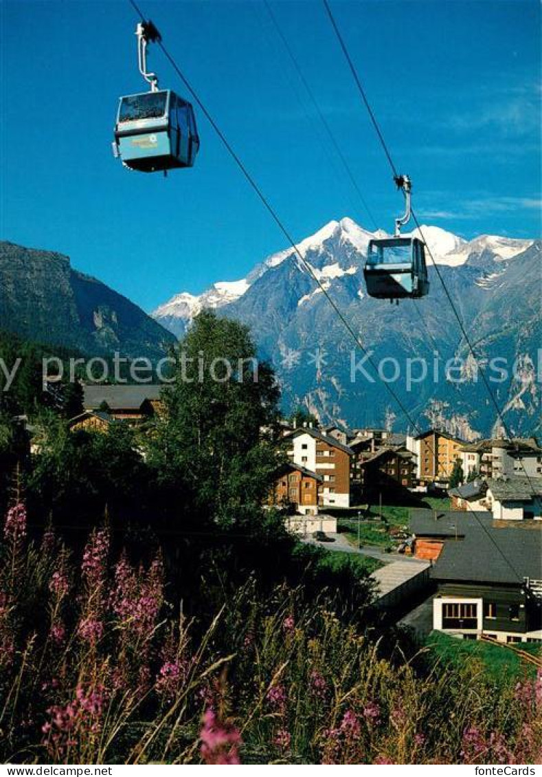13244989 Graechen VS Gondelbahn Hannigalp Weisshorn Bishorn Walliser Alpen Graec - Autres & Non Classés