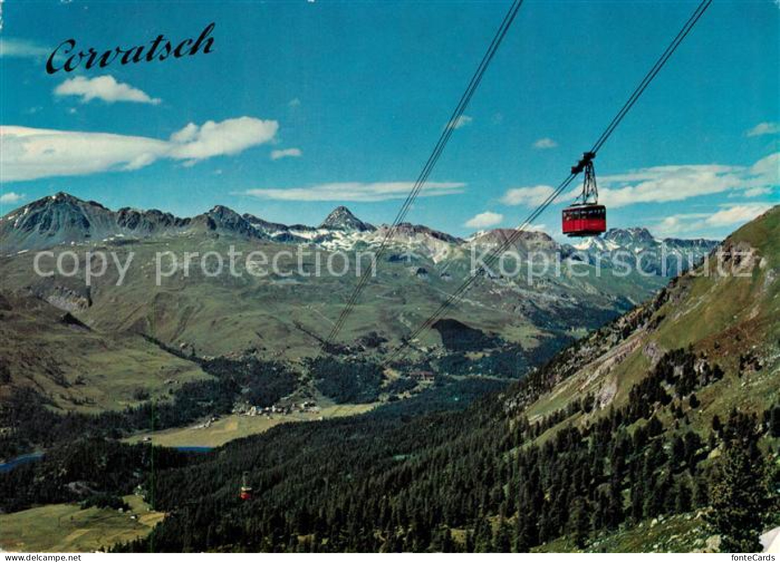 13244897 Corvatsch Silvaplana GR Corvatsch Bahn Corviglia Piz Nair Gebiet Corvat - Autres & Non Classés