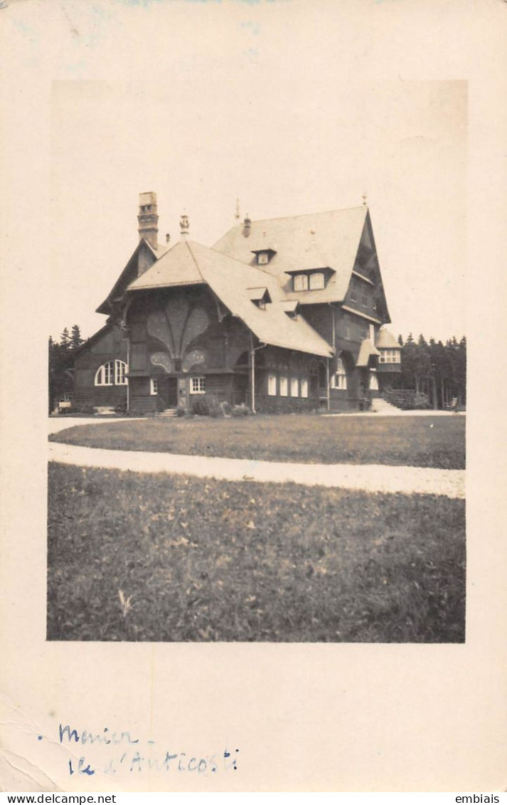 CANADA ILE D'ANTICOSTI - Carte Photo De La Propriété De Mr Gaston MENIER Industriel,propriétaire De L'Ile - Autres & Non Classés