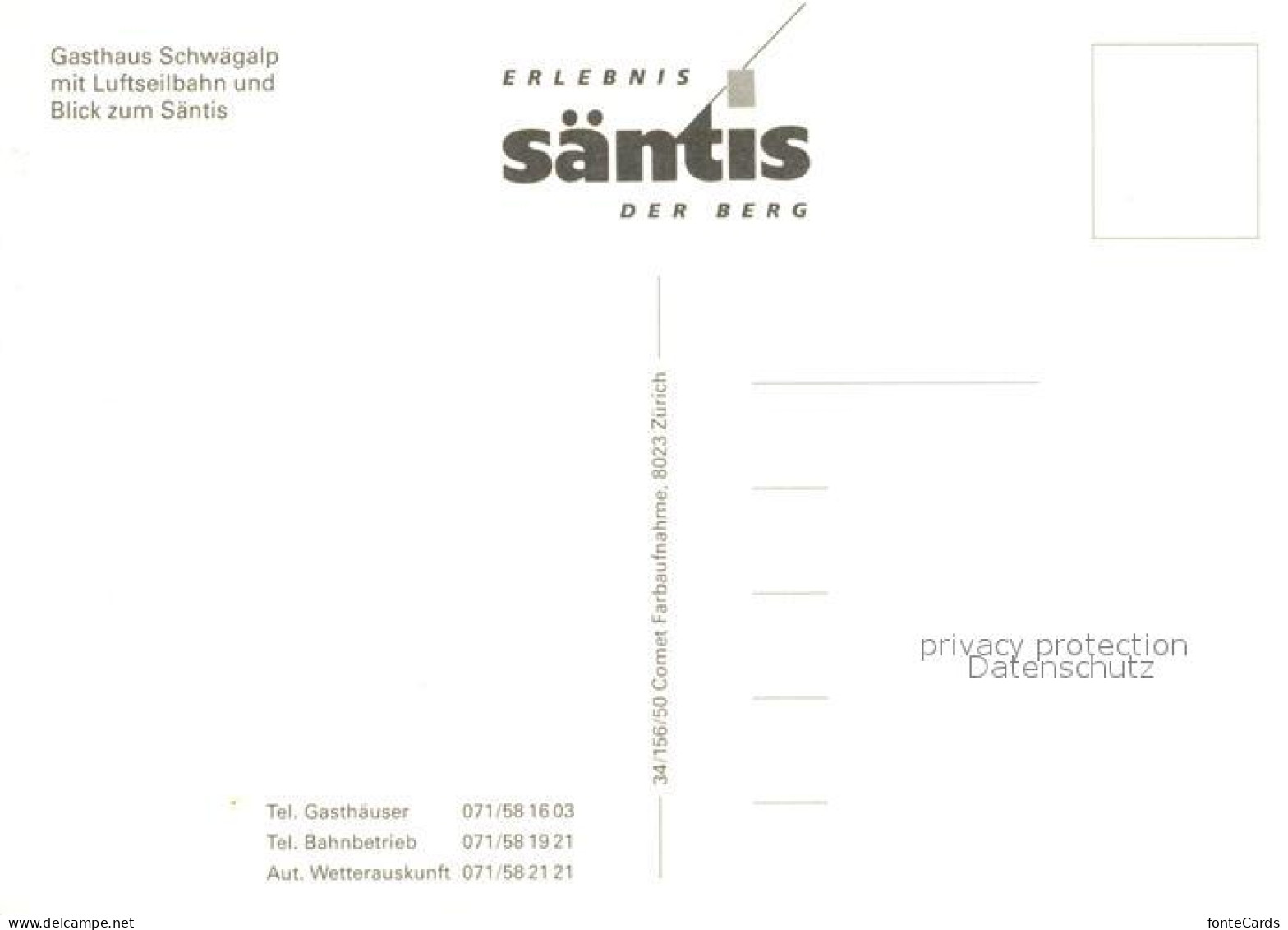 13242897 Schwaegalp AR Gasthaus Schwaegalp Saentis Schwaegalp AR - Andere & Zonder Classificatie