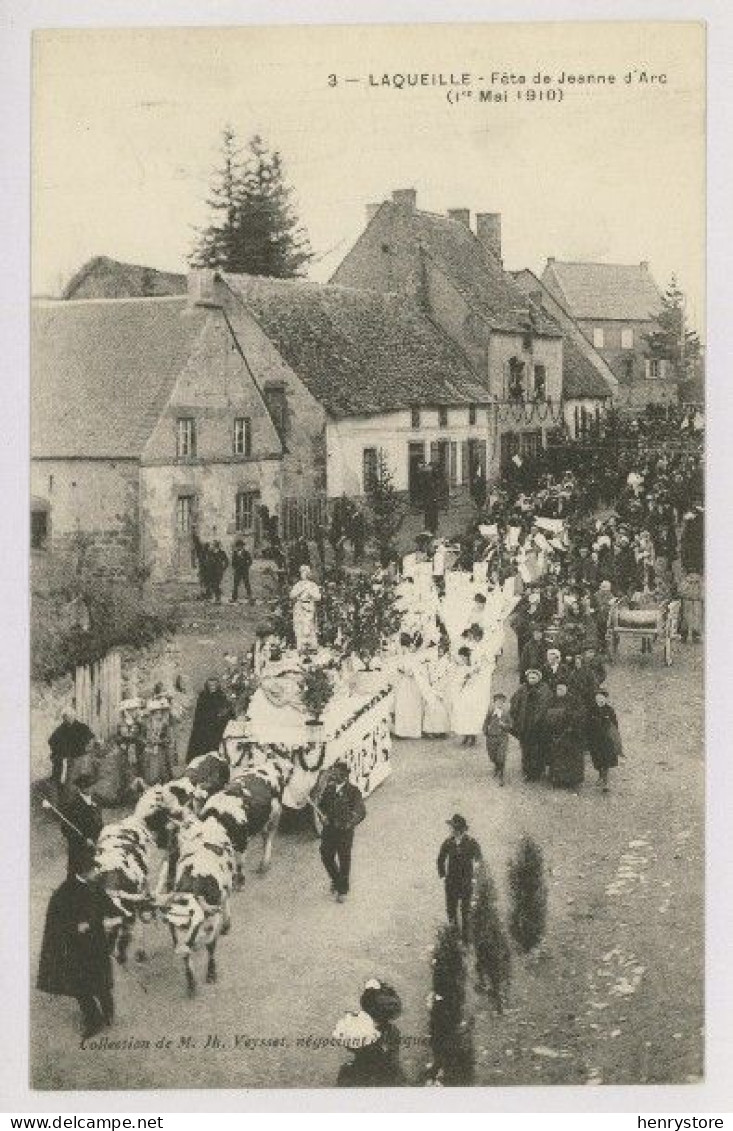 LAQUEILLE : Fête De Jeanne D'Arc, 1er Mai 1910 (z4191) - Andere & Zonder Classificatie