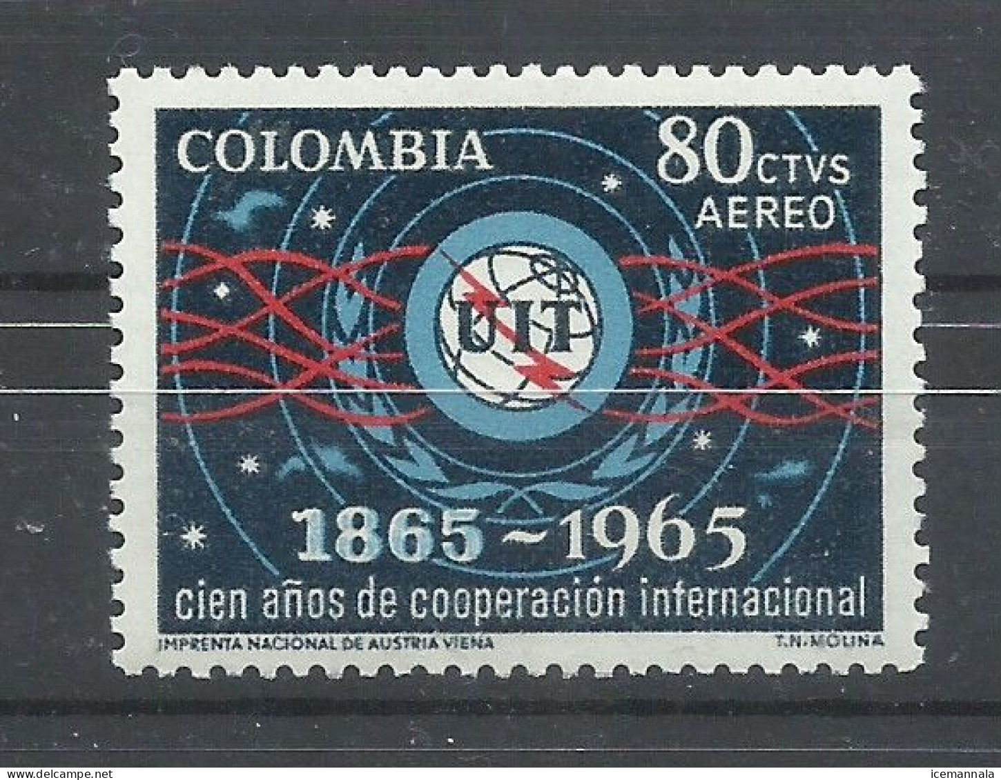 COLOMBIA    YVERT   AEREO  447   MNH  ** - Colombie