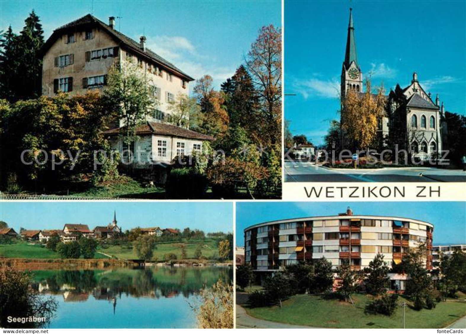 13241099 Wetzikon ZH Schloss Kirche Seegraeben Alterssiedlung Wohnheim Wetzikon  - Sonstige & Ohne Zuordnung