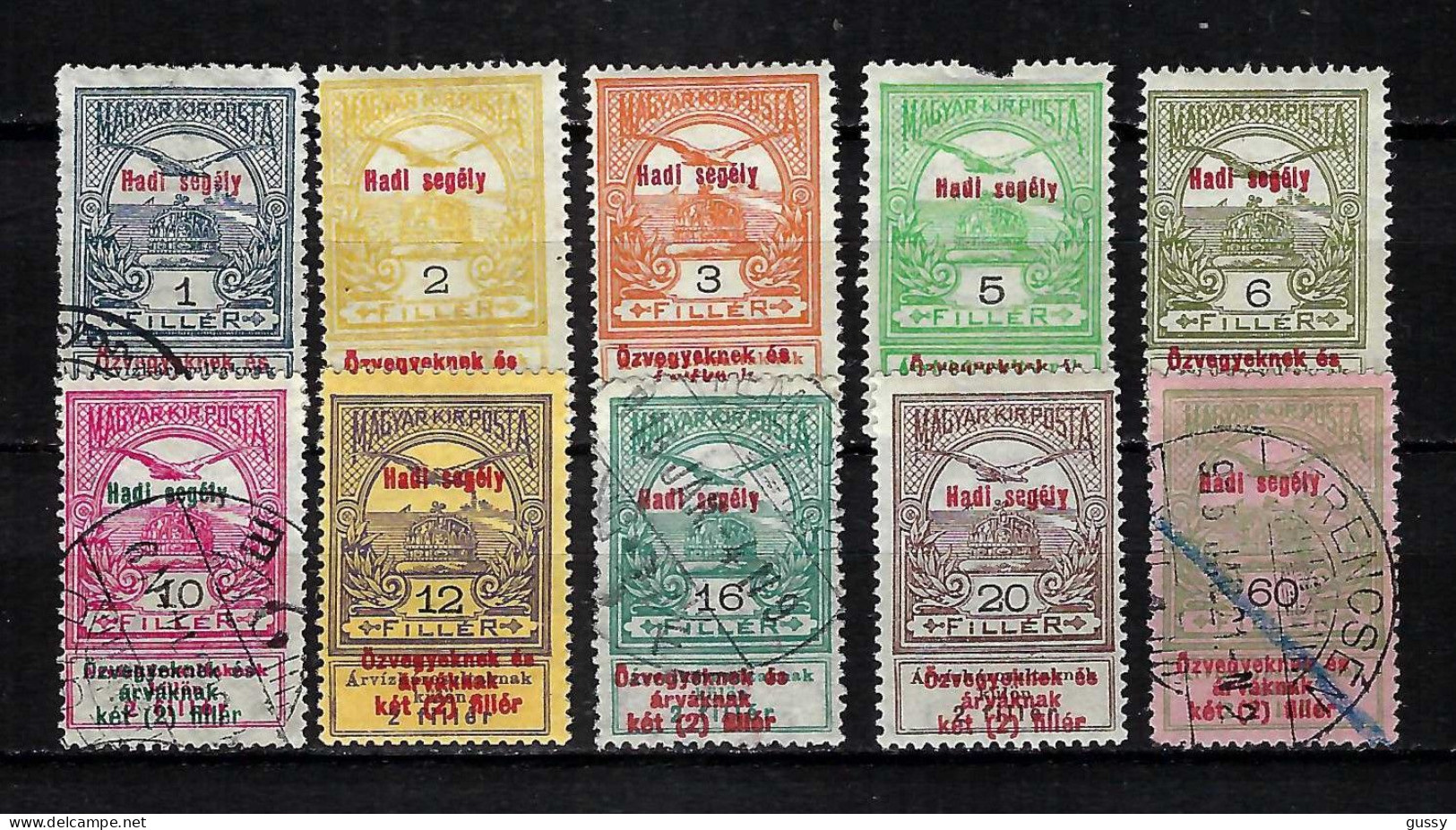 HONGRIE Ca.1914: Lot D' Obl. - Used Stamps