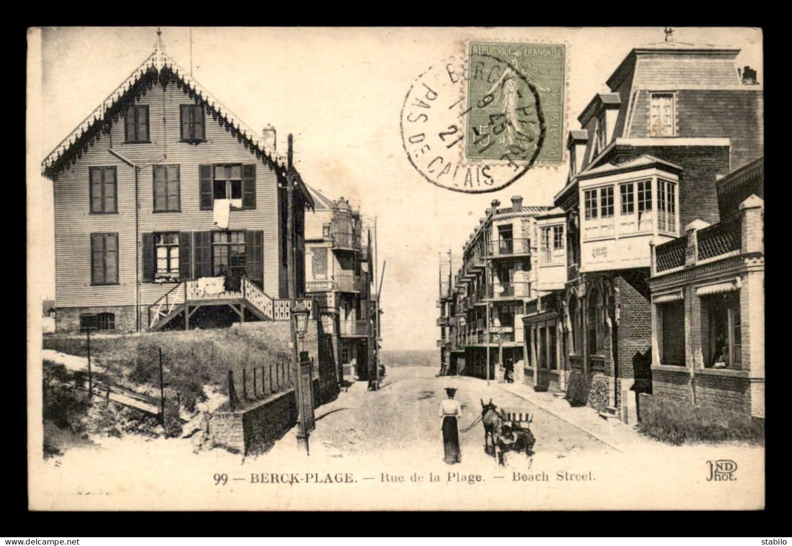 62 - BERCK - RUE DE LA PLAGE - Berck