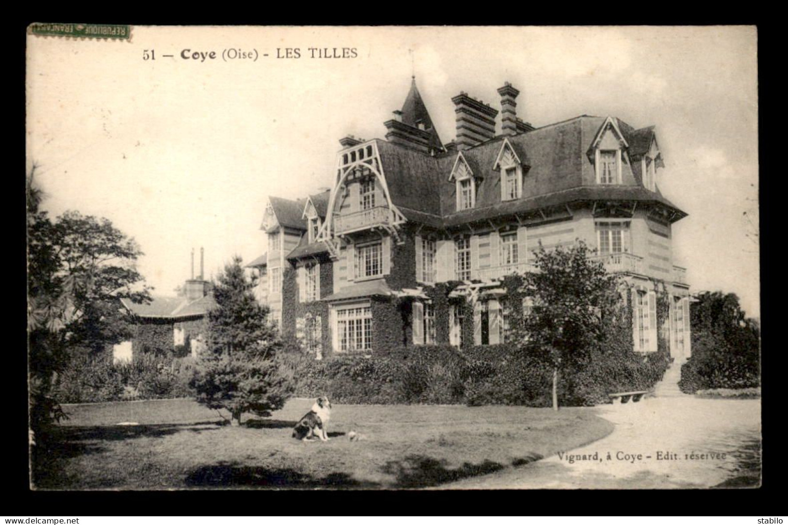 60 - COYE - CHATEAU LES TILLES - Andere & Zonder Classificatie