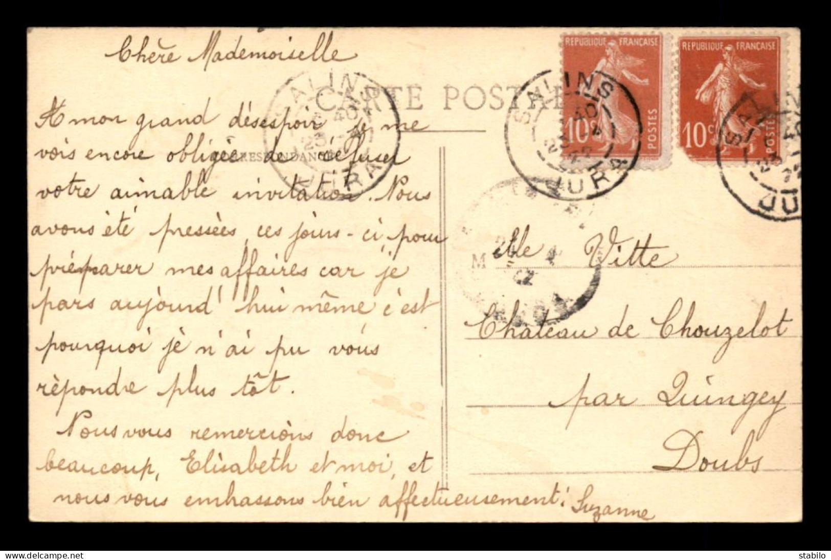 39 - SALINS-LES-BAINS - RUE PASTEUR - Sonstige & Ohne Zuordnung