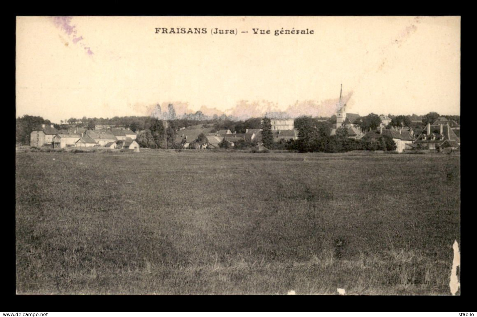 39 - FRAISANS - VUE GENERALE - Autres & Non Classés