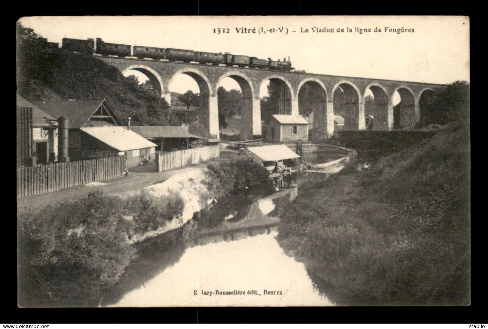 35 - VITRE - LE VIADUC DE LA LIGNE DE FOUGERES - Vitre