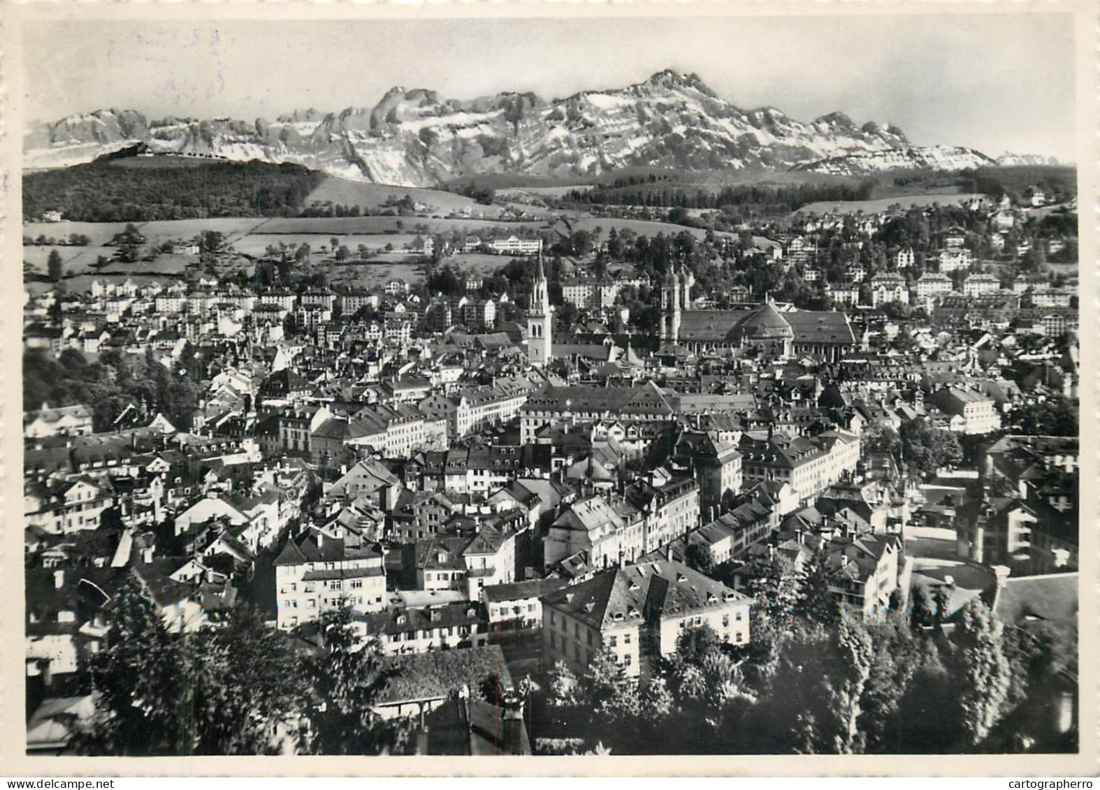 Postcard Switzerland St. Gallen Mit Santis - San Gallo