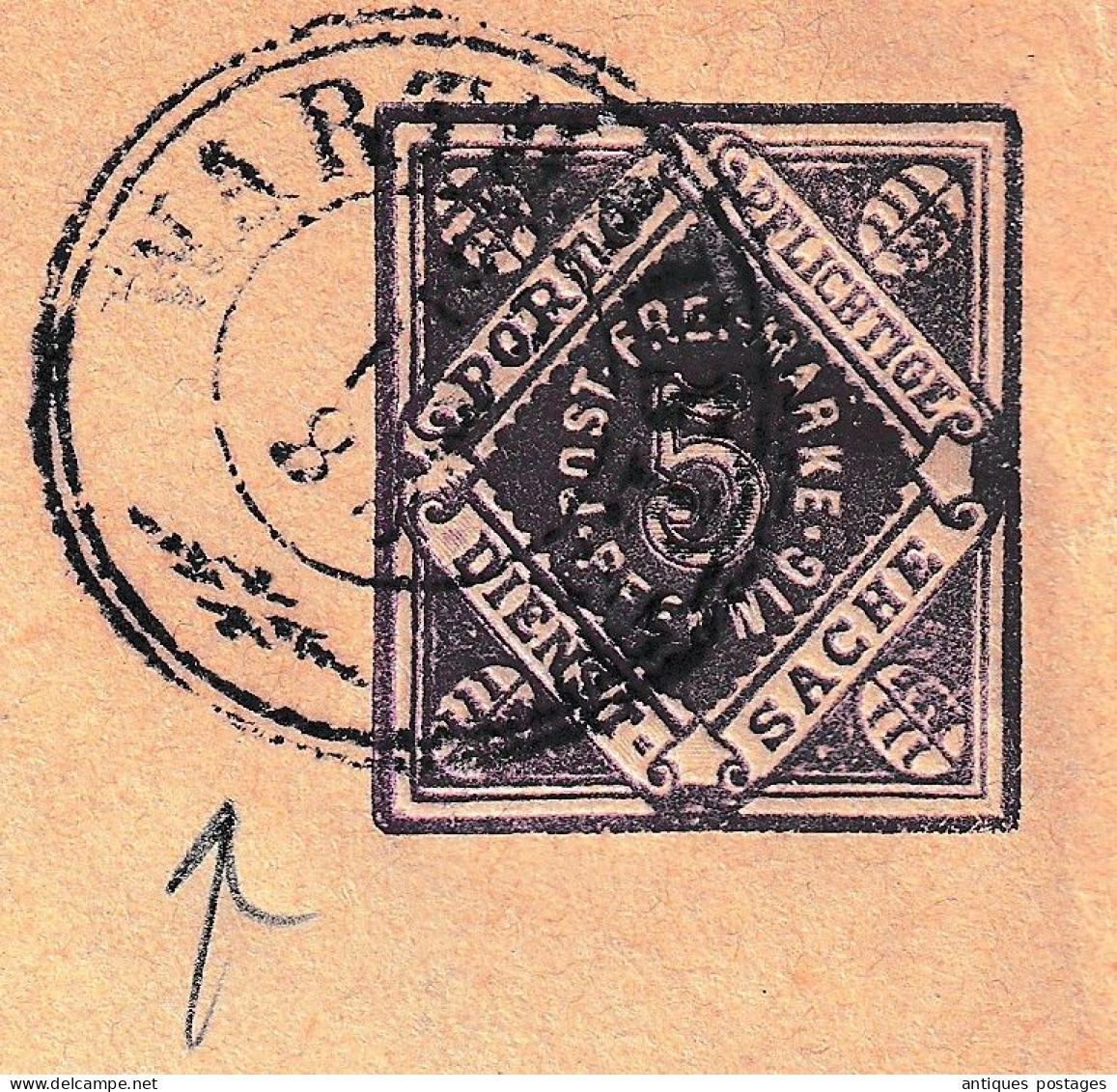 Postal Stationery 1888 Warthausen Ochsenhausen Deutschland Allemagne - Omslagen