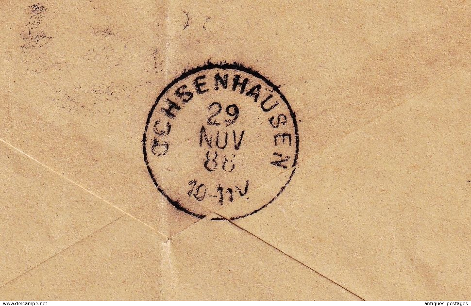 Postal Stationery 1888 Warthausen Ochsenhausen Deutschland Allemagne