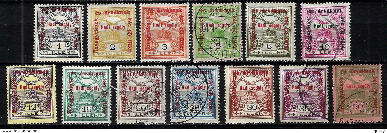 HONGRIE Ca.1915: Lot D' Obl. - Used Stamps