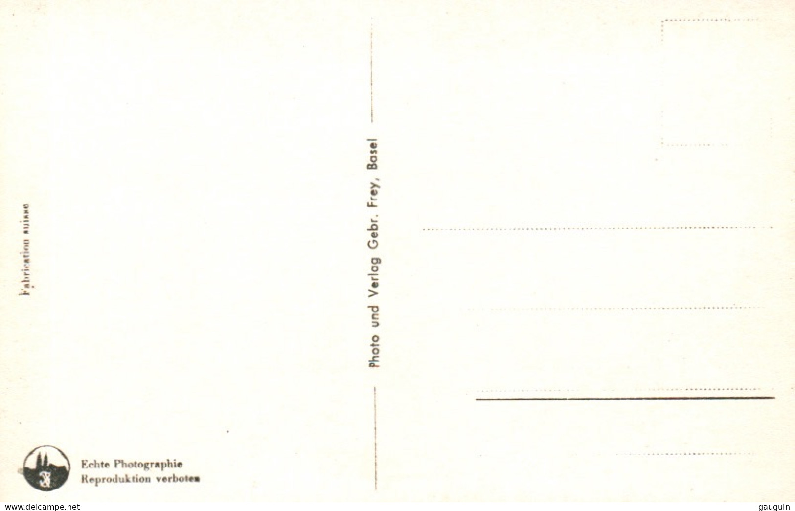 CPSM - BÂLE - Holbeinbrunnen ...Edition X.Frey (format 9x14) - Bâle