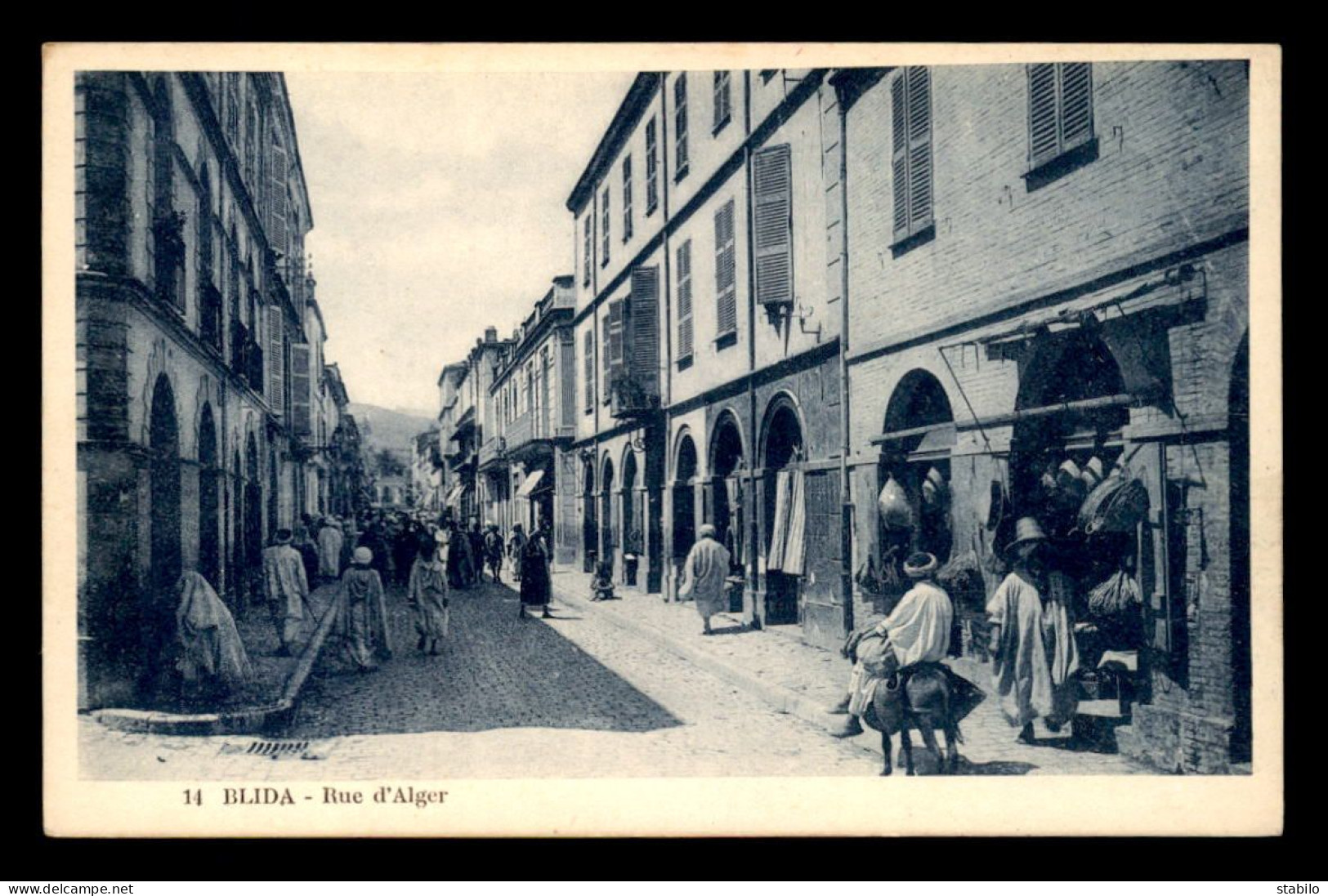 ALGERIE - BLIDA - RUE D'ALGER - Blida